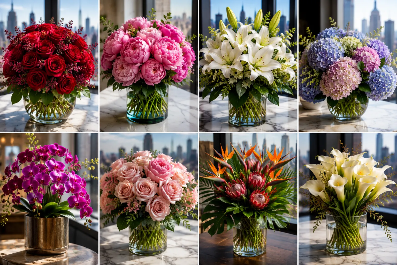 8 Premium Flower Choices for Birthday Flower Arrangements NYC