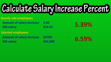 salary percent increase calculator